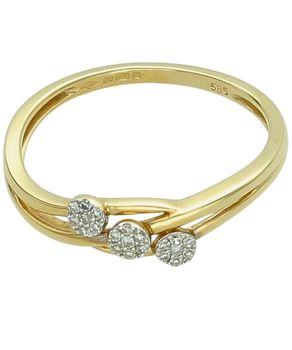 Pierścionek złoty 585 „Potrójne diamenty” z 21 brylantami diament.jpg